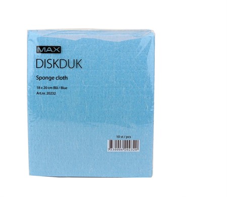 Diskduk blå Max 10Pack