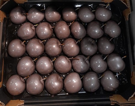 Waxappel taupe