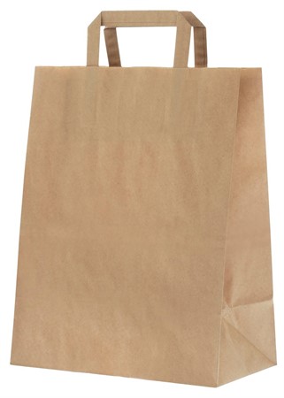 Bärkasse 16L papper brun hög 200/fp