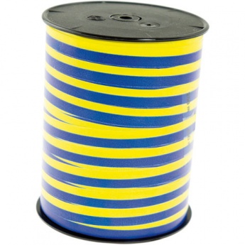 Presentband blå/gul