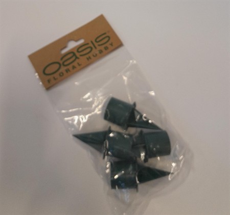 Ljushållare grön, plast 4/fp