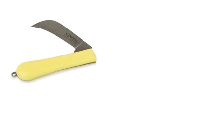 Fällkniv m. gult skaft x1