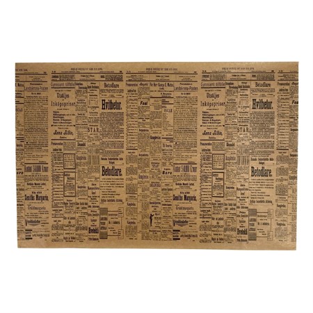 Blompapper, ark Gamla Landskrona mörk 50x75cm 10kg