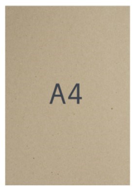 Kvistpapper kartong natur,  A4 25/fp